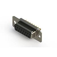 EDAC 628-M15-222-BN1 ຕົວເຊື່ອມ D-Sub - ຕົວເຊື່ອມ D-Sub ປະເພດຄວາມໜາແຮງມາດຕະຖານ ແບບຕັ້ງຕົວຢ່າງຕັດຈັດ
