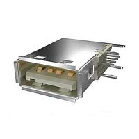 Amphenol FCI 73725-01A0RLF ຕູ້ຕໍ່ສັນຍາ USB Type A USB UP-RIGHT RECEPTACLE-73725-01A0RLF