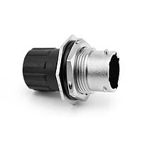 Amphenol SINE Systems RT0W71210PNHEC03 ຕົວເຊື່ອມຕໍ່ Jam Nut Receptacle, ຜູ້ຊາຍມີ Silicone O-ring Seal ແລະ End Cap ມີ Individual Rear Wire Seal, 20AWG, 5A/150V