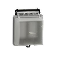 Square D SQWS83221XX ປົກຄຸມ 2G WEATHERPROOF CLR COVER VERT MOUNT UNIVERSAL