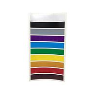 Switchcraft P3829ALL ປ້າຍສະແກນແລະຕົວມາກເກີຣ໌ AAA XLR LABELS 1 ຂອງແຕ່ລະສີ