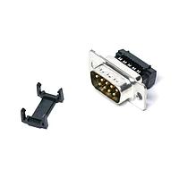 NorComp 184A009-192L001 ປລັກ 9P ຜູ້ຊາຍ ແຖວສາຍຮີບຟແລດ IDC, ທອງກະຈາຍ