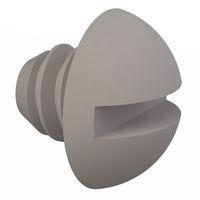 Essentra Components 010632R012 ສະກຣູຫຼັກກອງຮອບຊະນິດຮອບຊະນິດ, ກະດູກ #6-32, ຍາວ 1/8