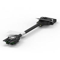 AMP Connectors - TE Connectivity 2821721-1 ສາຍພະລັງງານ IFP B/FLAT LEC STR CBL ASSY 1PORT 142MM