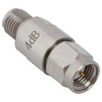 Amphenol RF ATS-1M1F-04DB2W ຕົວຫລຸດສະກັດ Connectorized SMA Jack ເຖິງ SMA Plug, 4 dB, 2W