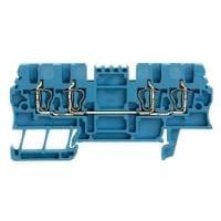 Weidmuller 1775600000 ບລັອກຂໍ້ຕໍ່ Feed Through ZDU 1.5/4AN BL