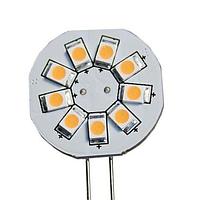 JKL Components Z-G4-9CW ໂມດູນ LED, ຮູບວົງມົນ G-4 ຂາສອງ LED 12V ACDC ສີຂາວເຢັນ