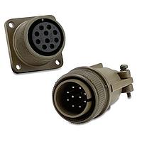 Amphenol Industrial AIT6E14S-2PS-025 ຕົວເຊື່ອມຕໍ່ Circular MIL Spec Connector ER 4C 4#16S PIN PLUG