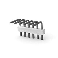 AMP Connectors - TE Connectivity 3-644457-6 ອັນຊຣົວດ NARROW FLT HDR 6P ມຸມຂວາ Post