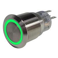 Adam Tech SW-PB7-03LB22CFRR12V ສະຫນັບສະຫນູນຕໍ່ການທຳລາຍ ANTI-VANDAL PUSHBUTTON SWITCH, 1