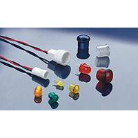 VCC CNX440-X02-4-1-08 ຂາຍອຸປະກອນມີສາຍສົ່ງ LED Conn, ສາຍຕໍ່ໄຟ 8 ນິ້ວ 24AWG ປົດປ່ອຍ