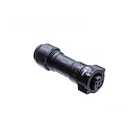 Amphenol LTW BD-07BFFA-QL8LN0 Standard Circular Connector X-Lok, Standard Size, Plastic, 5A, 07 pins, Female Connector, Female Contact, Straight, Push Lock, Crimp, Field Installable without Pin, F8.0 - F10.0mm, IP68