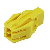 Molex 215922-0440 ກອງປະກອບ Plug Housing Micro-Fit+ Versa Color Plug Housing Dual Row 4 Ckts Panel Mount Ears GloWire Ylw