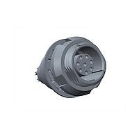 Amphenol LTW FLBC-08EEFS-JCP-001 ຕົວເຊື່ອມ FLOS, ຊຸດ B ຂະໜາດ C, ເຫຼັ້ມກະທົບ, 5A, 08 ກົງ, ຕົວເຊື່ອມຜູ້ຍິງ, ຕົວຕິດຕໍ່ຜູ້ຍິງ, ຮູບກ້ອງ, ກົດດັນ, ການບວກຕໍ່, ຕົວຮັບ, ການຢືນຢັນດ້ານໜ້າ, ຄວາມຫນາແຜ່ນ 6, IP50
