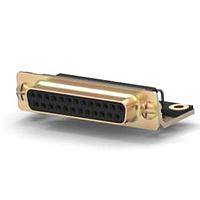AMP Connectors - TE Connectivity 5205858-1 ປຸ່ມຮັບ 25P RCPT RA/MS STD