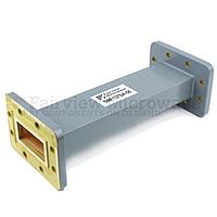 Fairview SMF137SA-06 WR-137 Waveguide Section 6 Inch Length Straight Using CPR-137G Flange With a 5.85 GHz to 8.2 GHz Frequency Range in Commercial Grade