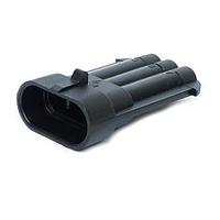 Aptiv 12131195 3-Way CONN 3 M M/P 150 ສີດຳ, ປິດກັນນ້ຳ