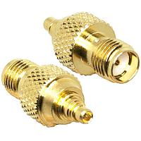 Linx Technologies - TE Connectivity ADP-SMAF-MMXM ຕົວແປ RF - ລະຫວ່າງຊຸດ SMA Jack ເປັນ MMCX Plug Adapter
