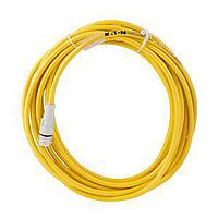 Eaton CSAS3F3CY2205 ເສັ້ນສາຍອ່ານສະເຫຼີມ / ເສັ້ນສາຍກະທົບ CORDSET,AC,3P 3W,5M,YEL