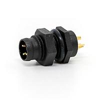 Amphenol LTW 8P-03PMMS-SF7001 ຄອນເນັກເຕີວົງມົນເມຕຣິກ M8, ລະຫັດ A, ພລາສຕິກ, 3A, 03 ປິນ, ຄອນເນັກເຕີຕົວຜູ້, ຄອນແທັກຕົວຜູ້, ຫົກຫຼ່ຽມ, M8*1.0, ເກີຍນັອດ, ບັດກີ, ຊ່ອງສຽບ, ຍຶດດ້ານໜ້າ, IP67 ບໍ່ໄດ້ເຊື່ອມຕໍ່