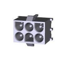 AMP Connectors - TE Connectivity 194260-1 ຕໍ່ຕໍ່ພະລັງງານຫນັກ HC VPM MNL 6 CIR LUB
