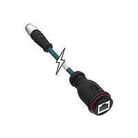 Molex 1300488150 ເຄື່ອງສາຍ Ethernet / ເຄື່ອງສາຍເຄືອກເຄືອງ MICRO-CHANGE M12 2 RJ45 CRDSET