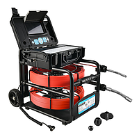 TvbTech 3499FB-Dual ລະບົບກ້ອງຖ່າຍຮູບກວດກາທໍ່ລະບາຍນ້ໍາ Sewer Drain (20m cable, Φ14mm: 648x488 Pixel; Φ23mm: AHD 1920*1080)