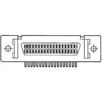 AMP Connectors - TE Connectivity 5174726-4 ຕໍ່ຕໍ່ D-Sub - ຄວາມໜາແຮງມາດຕະຖານ WTOB 68P SHIELD CONN