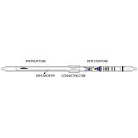 Kitagawa 724 TOLUENE ທໍ່ເຄື່ອງກວດຈັບທີ່ໃຊ້ກັບປໍ້າຕົວຢ່າງອາກາດ (50-2,000㎍/㎥)
