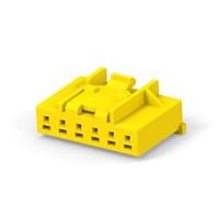 AMP Connectors - TE Connectivity 6-1971793-4 ຕູ້ປະກອບ GI CONN 2.5 PLUG HSG 6P ເຫຼືອງ