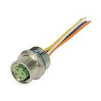 HARTING 21033712403 ສາຍຕົວຍືດສົດ 4P ຍິງ M12 D-Code Panel Feed Through