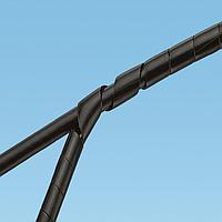 Panduit T25R-CY ກົງຫຼອດກະດູກ 1/4 SPIRL WRP 100' SPIRAL WRAP .25