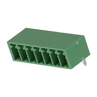 Molex 39502-6007 ຫົວຂໍ້ 3.5MM EURO HEADER RA O HEADER RA GRN 7CKT