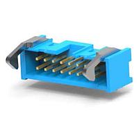 AMP Connectors - TE Connectivity 2-1761609-6 ຊຣູດເດດ IDC LOW PRO HDR 16P RA SHORT LATCH