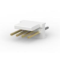 AMP Connectors - TE Connectivity 641213-4 ຫົວກາງທີ່ບໍ່ມີປົກກັນ POLARIZED HEADER 4P ສາຍກົງສີທາງ