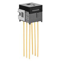 NKK Switches AS24BV ສະລາຍສະລາຍຍ່ອຍ Subminiature Slides SP3T ON-ON-ON FLUSH VERT. W/BRACKET