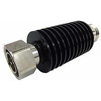 Fairview SA4D251-30 30 dB Fixed Attenuator 7/16 Male To 7/16 Female Up To 4 GHz Rated To 25 Watts With Brass Nickel Body