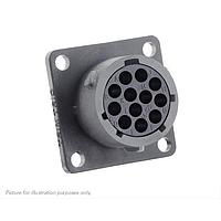 Eaton Souriau-Sunbank UTSX01412SW ຮອບຮອງຮູບສີ່ແຂນຮອບຮອງ, ບໍ່ມີພາກຫຼັງ, ສໍາລັບ 12 ຕິດຕໍ່ຍິງຜູ້ຍິງ, IP68/69K, ການກຳນົດການເປັນກະແຈ W