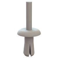 Essentra Components 61PR010400 ປຸດດັດດວງ Push-In Rivet Push Rivet, ຮູ Hole .250, ຄວາມຫນາ Panel .281-.500