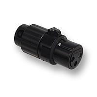 Switchcraft AAA3FBWWLP ຕົວເຊື່ອມ AAA Low Profile 3pin FML ສີດຳ ມີຂ້ອງຂາວ