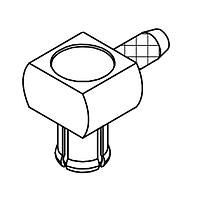 Molex 73366-6070 ຕົວເຊື່ອມ MCX PLUG R/A RG178 50 OHM