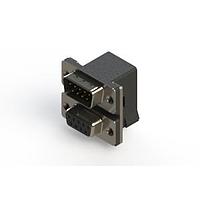 EDAC 663-009-264-002 ຕູ້ສະຫນອງ Dual Port D-Sub ມຸມຂວາ ຕູ້ສະຫນອງ Dual Port D-Sub