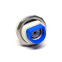 Amphenol Alden P1RNM14B1R ຕົວເຊື່ອມ Rcpt Real Panel Mnt 14skt 28AWG Solder