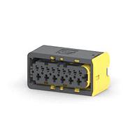 AMP Connectors - TE Connectivity 1-1563878-1 ຮູງຮັບ Receptacle 15POS, ປະສົມ, REC HSG, ປິດກັບ, AS