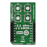 Mikroe MIKROE-2152 ແຜ່ນເພີ່ມ Add-On Boards 2x2 Key click