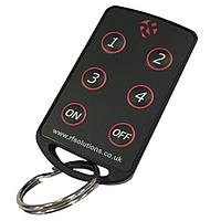 RF Solutions FOBBER-8T6 ຕົວສົ່ງ Key FOB 4Ch + ຕົວສົ່ງ All ON OFF