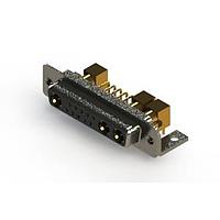 EDAC 630-13W3240-7N4 ຕູ້ຕິດຕໍ່ D-Sub ປະສົມມຸມຂວາ ຕູ້ຕິດຕໍ່ພະລັງງານ Combo D-Sub