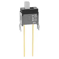 NKK Switches AS11CB ສະລາຍສະລາຍຍ່ອຍ Subminiature Slides SPST ON-OFF .150' STRAIGHT W/BRACKET