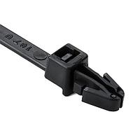 HellermannTyton 126-00045 ຂາຍຜັນສະກັດ Cable Tie Mounts T50SSF PUSH MT TIE BLK 6.26L