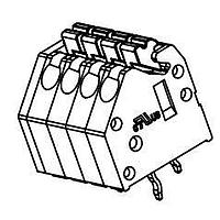 P&B 1-2834011-6 ບລັອກຂໍ້ຕໍ່ຄົງທີ່ 6POS 3.5MM TES CONN.